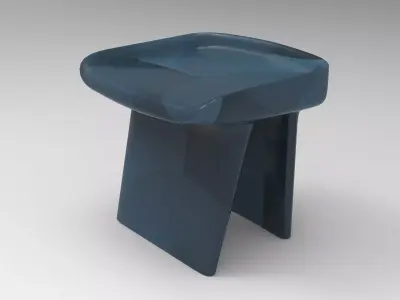 Dada Stool Low-poly 3D model