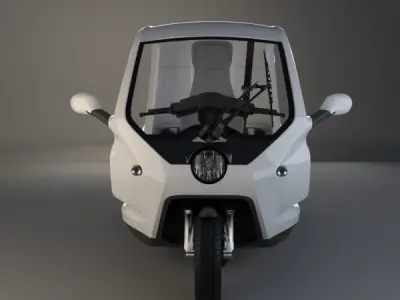 Clean Motion Zbee Electric Tuk Tuk 3D model