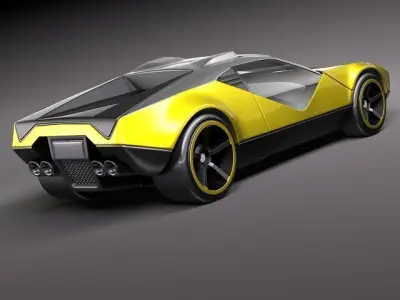 hotwheels lafasta 3D model