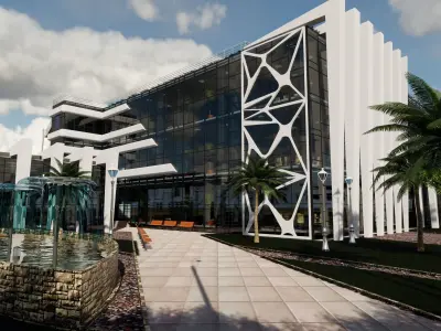 research and training center  3D model