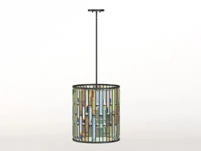 Elstead Lighting Gemma Crystal Pendant Medium Pendant Light 3D model