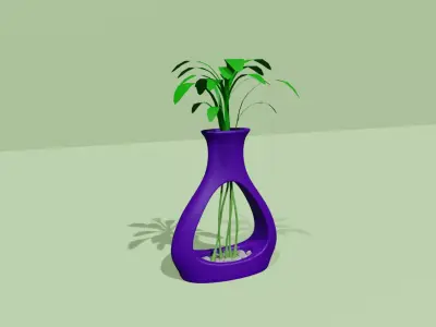 Empty Vases 01 - Modern Plant Vase - STL Printable 3D print model