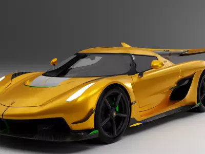 Koenigsegg Jesko 3D model