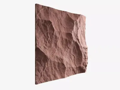 405-RockPanel piece of rock 3D model