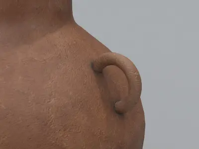 Medieval Vase Set PBR  Low-poly 3D model
