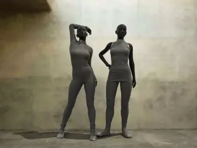 Sci-Fi Suit  3D model