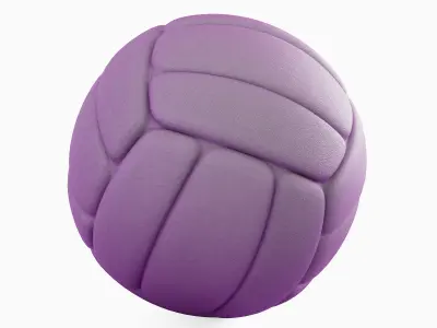 Simple Volleyball Ball 06 3D model