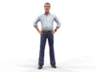 N1 Top Gear TV show Jeremy Clarkson 3D print model