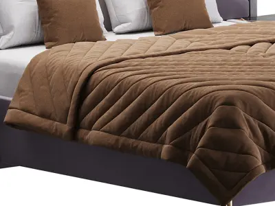 ELITE BEDROOM SET bed 3D model