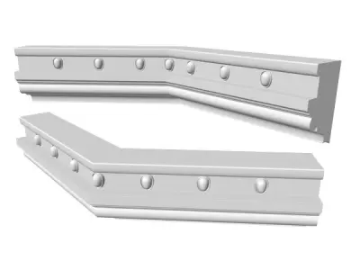 Moulding two corner brackets 3D model