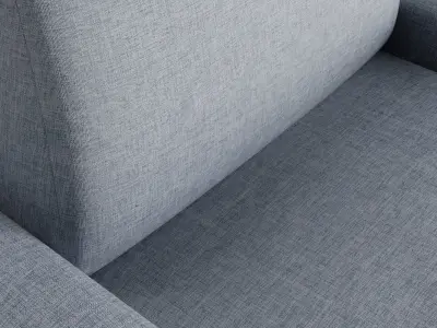 Otto Single Seat Sofa 3D model