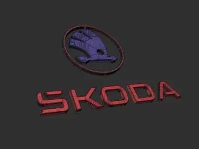 Skoda Logo 3D print model by erdilcansin