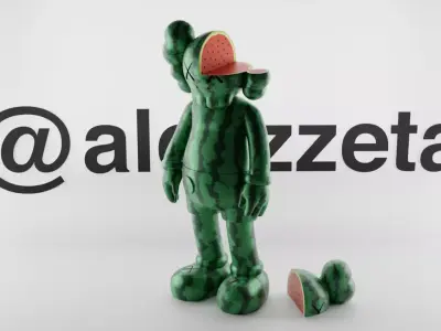 Kaws Watermelon for Print 3D print model