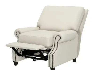 James Roll Arm Recliner by Pottery Barn 3D model