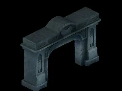 Game The Palace - Shimen 02 3D model