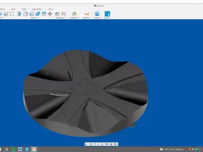 Hubcap omega 3D print model