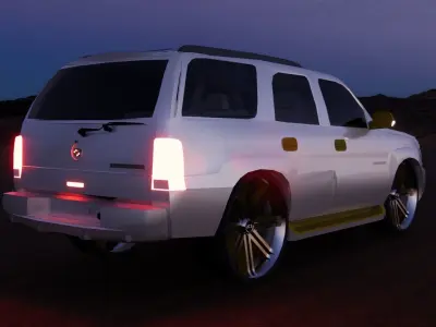 Cadillac escalade SUV 3D model