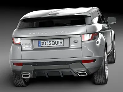 Range Rover Evoque 3-door 2016 3D model
