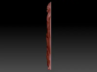 Girl and pig 3D print model