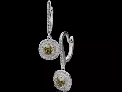 Drop Earrings 0088 3D print model