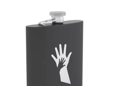 Personalized Flask Set 3D model
