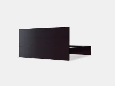 MALM Bed frame high 84 Low-poly 3D model