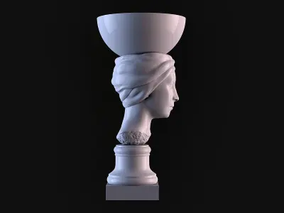 Head Statue 3D print model
