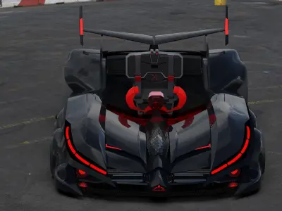 racing car  3D print model