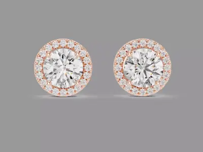 Diamond Earrings  3D print model
