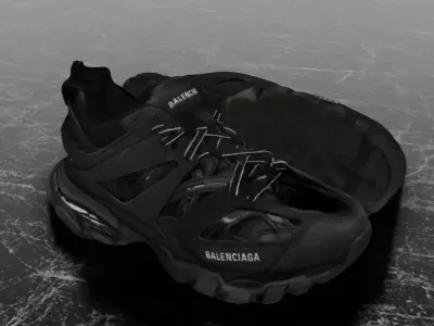 BALENCIAGA TRACK 3D SHOES 3D model