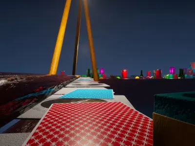 Micro Race Track Vol 1 For Unreal And Unity Low-poly 3D model