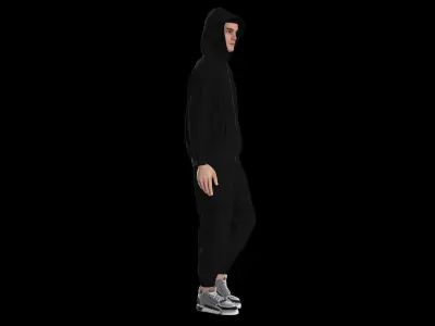 Male tracksuit 3D model