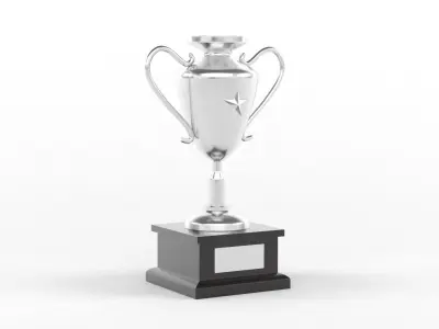 Trophy Cups 3D model 32