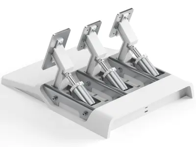 Racing Pedals 3D model