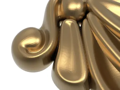  decorative pattern ready for 3D printing 3D model 117