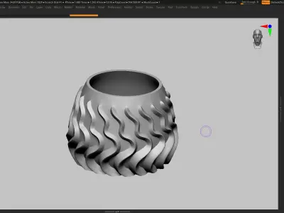 vase 3d print 658  3D print model