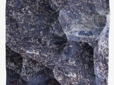 346-RockPanel piece of rock on wall 3D model