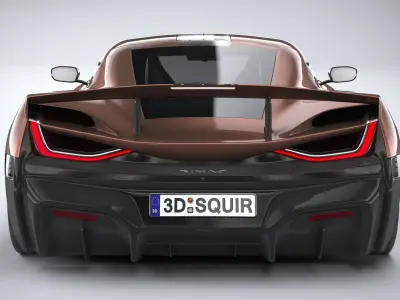 Rimac Nevera 15th Anniversary Edition 2024 3D model