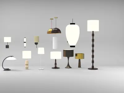 lantern W lamps - lamp 3D model