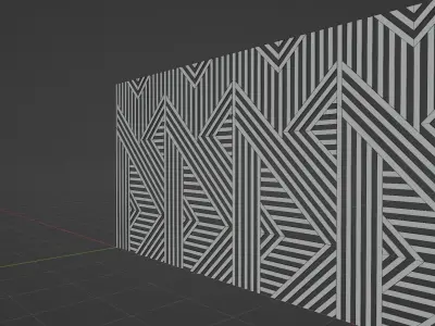 Wall wood seamless set2 V19 3D model