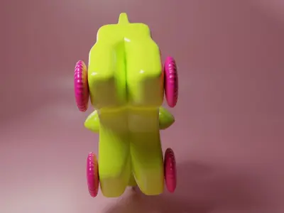 RIDE-ON TOY  Low-poly 3D model