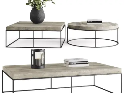 Carlisle Coffee Table 3D model