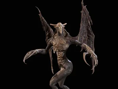 PeroDemon Low-poly 3D model