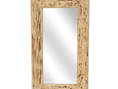 Rustic Distressed Accent Mirror 3D model