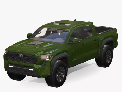  Toyota Tacoma 2024 Low-poly 3D model
