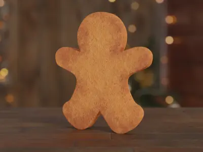 Gingerbread Man 3D model