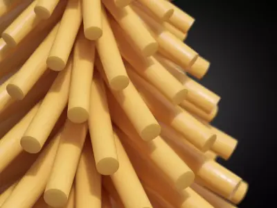 Stylized Christmas Tree Set 03 3D print model