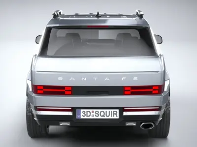 Hyundai Santa Fe 2024 3D model