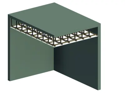 Ceiling box with wires in it 3D model