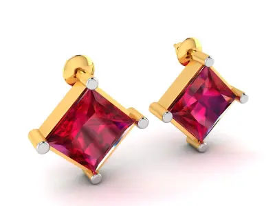 Soliraire Women Earring 3D print model